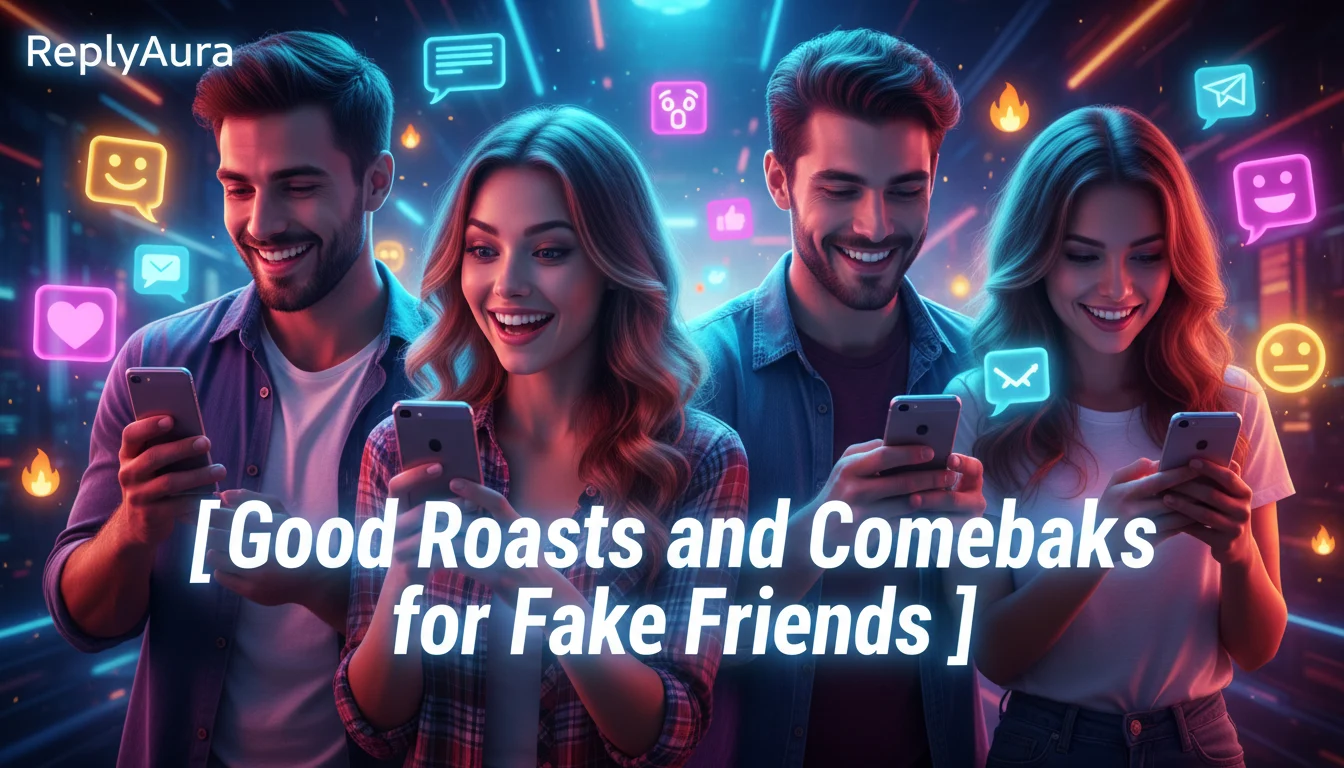 Good Roasts and Comebacks for Fake Friends