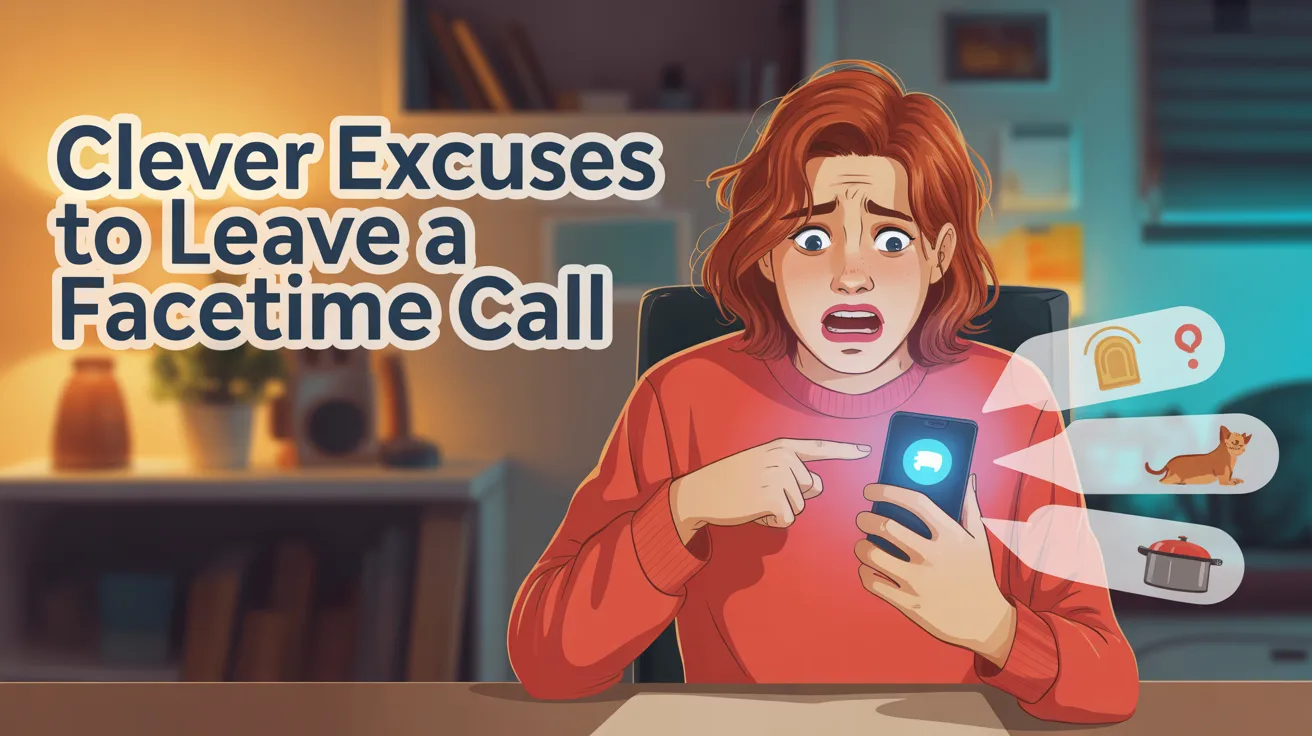Clever Excuses to Leave a FaceTime Call