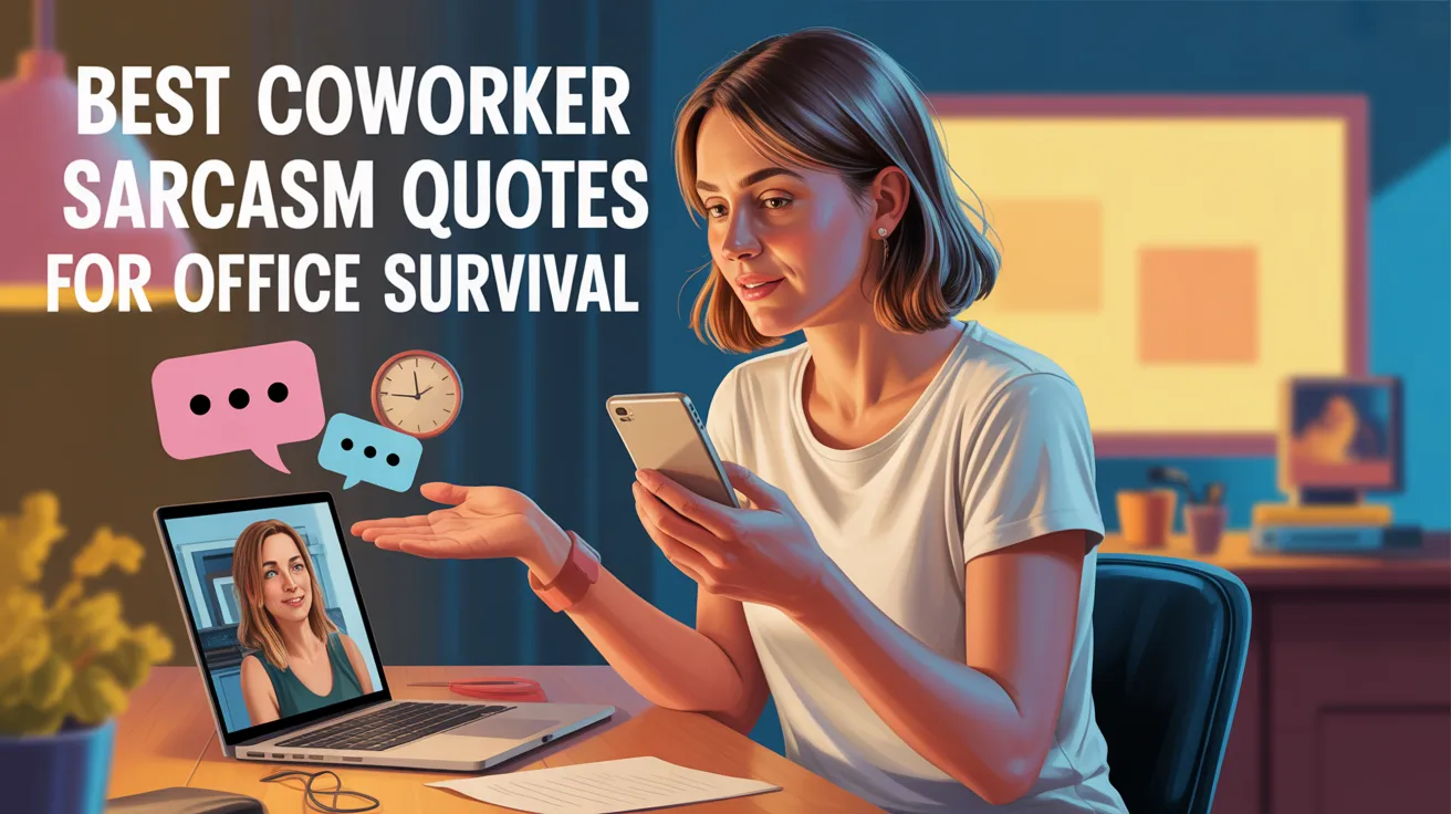 Best Coworker Sarcasm Quotes for Office Survival
