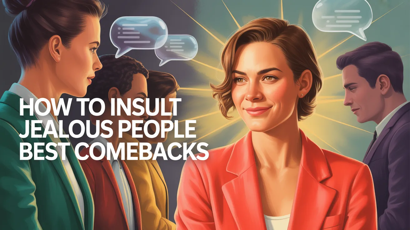 How To Insult Jealous People Best Comebacks
