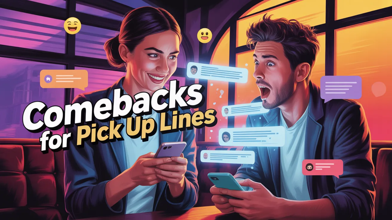 Comebacks for Pick Up Lines
