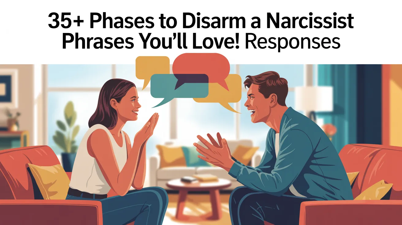 Phrases to Disarm a Narcissist Phrases You’ll Love! Responses