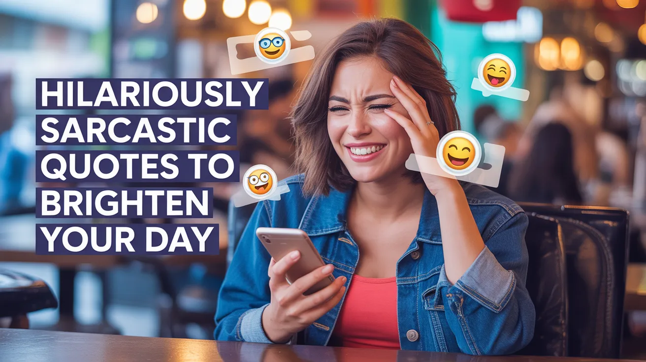 Hilariously Sarcastic Quotes to Brighten Your Day