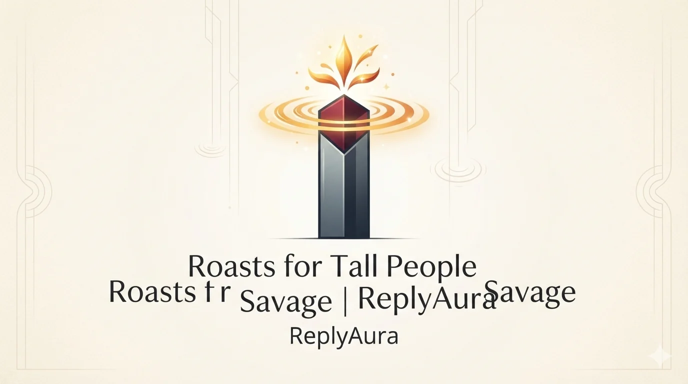 Roasts for Tall People Funny Savage 2026