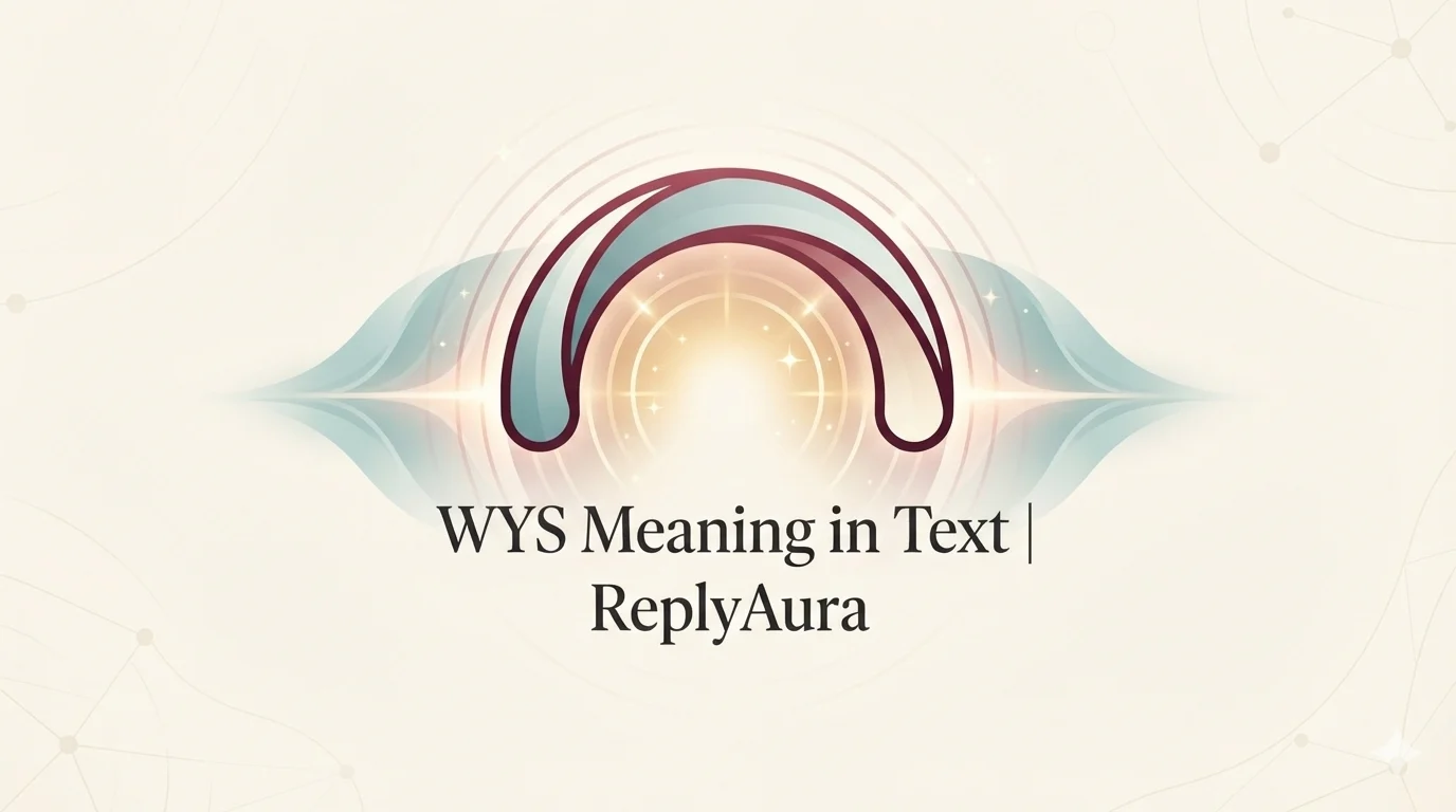 WYS Meaning in Text 2026